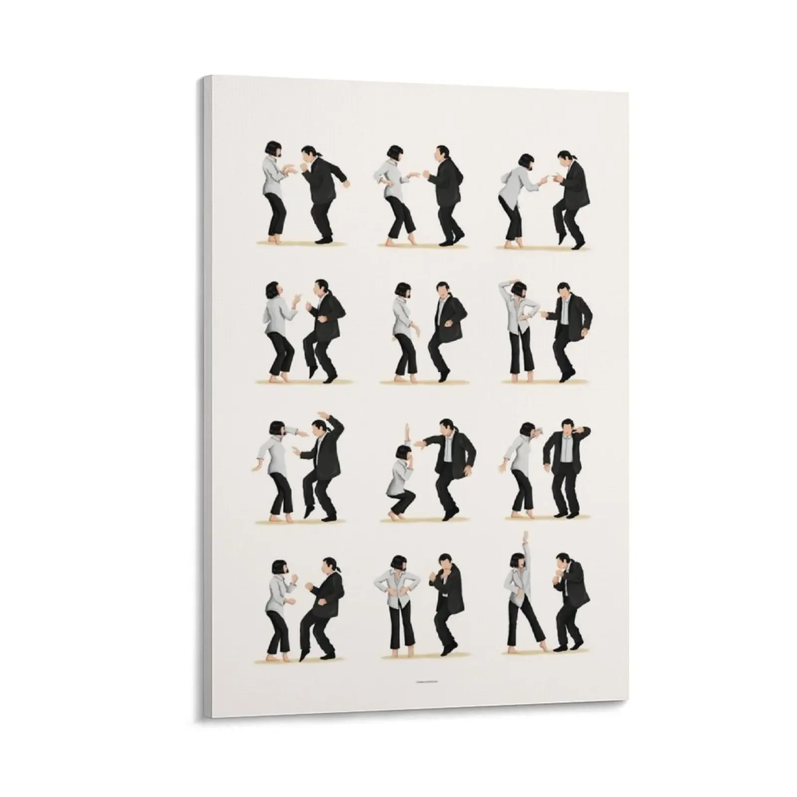 

Pulp Fiction Twist Dance Extended | Pop Culture Art Canvas Painting home and decoration living room decoration