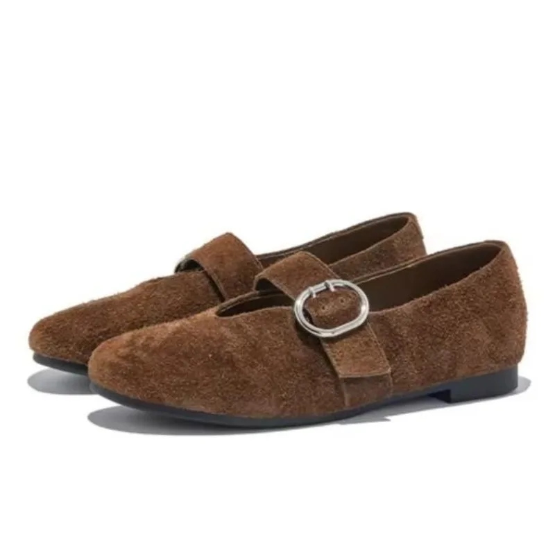 

Новинка 2024, женские кожаные туфли на плоской подошве в стиле ретро, женские лоферы на шнуровке, туфли-лодочки большого размера, женские туфли Мэри Джейн