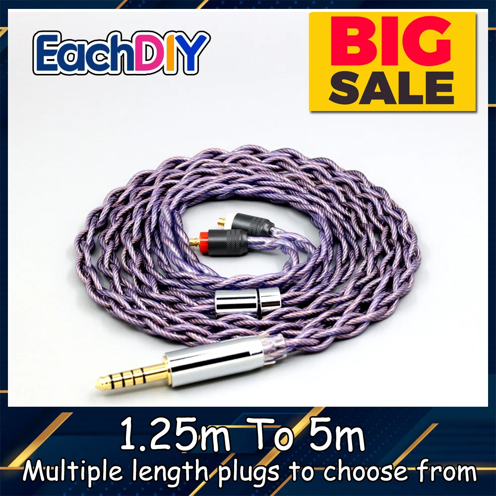 

Type2 1.8mm 140 cores litz 7N OCC Headphone Earphone Cable For Sony IER-M7 IER-M9 IER-Z1R Headset 4 core LN007865