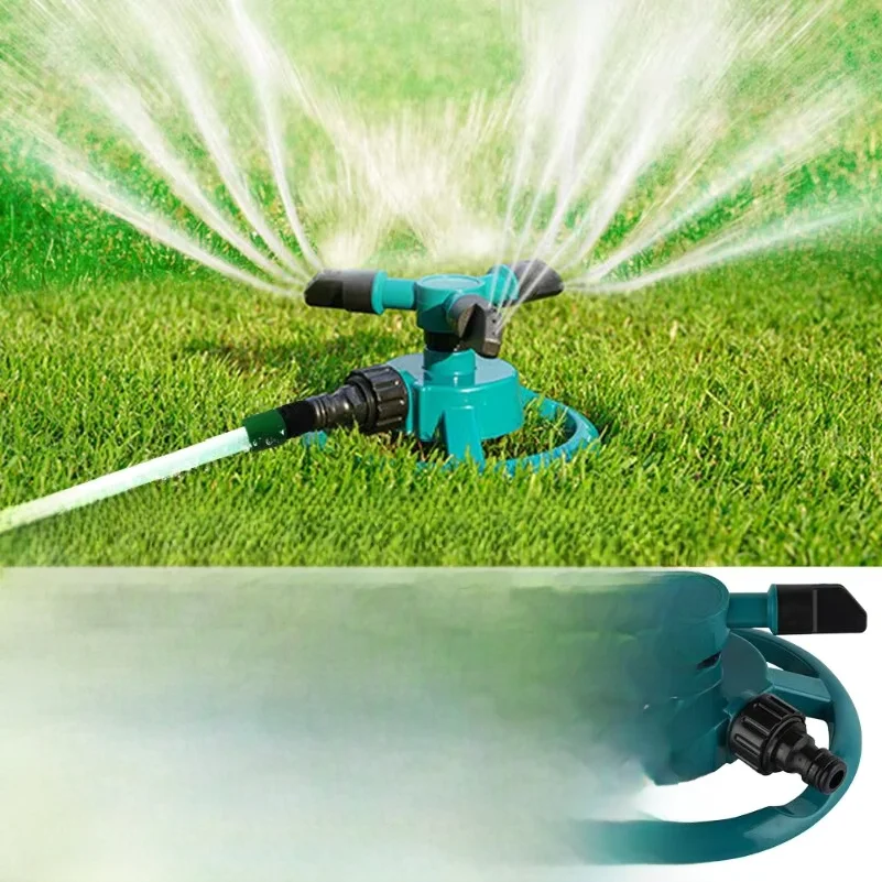 Sprinkler Nozzle 360 Degree Automatic Rotating Water Spray Garden Lawn Automatic Sprinkler Garden Watering Irrigation Supplies