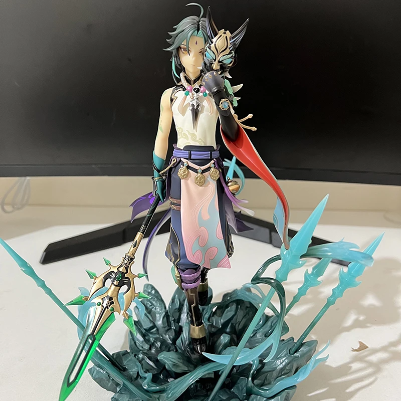 Genshin Impact Xiao Guard Night Spear Ver Figures 1/7 Pvc  Anime Figure Model Colletible Desktop Ornaments Gift Toys Original