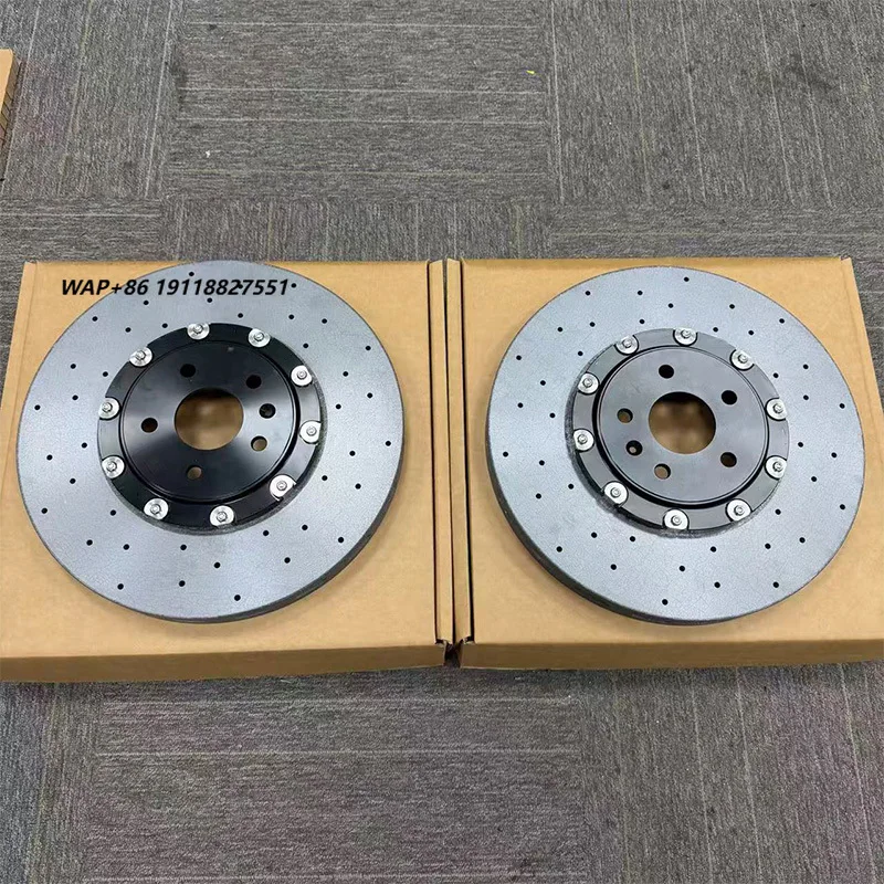 

Highly Customized 380mm Ceramic Brake Discs with Original Big Brake Calipers Suitable for RS3 RS4 RS5