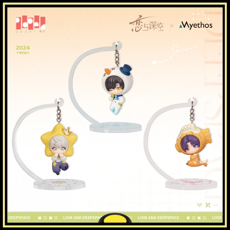 

Love and Deepspace Action Figures Xavier Zayne Rafayel Sylus Caleb Q-version Cute Doll The Heart Heartbeat Series Original