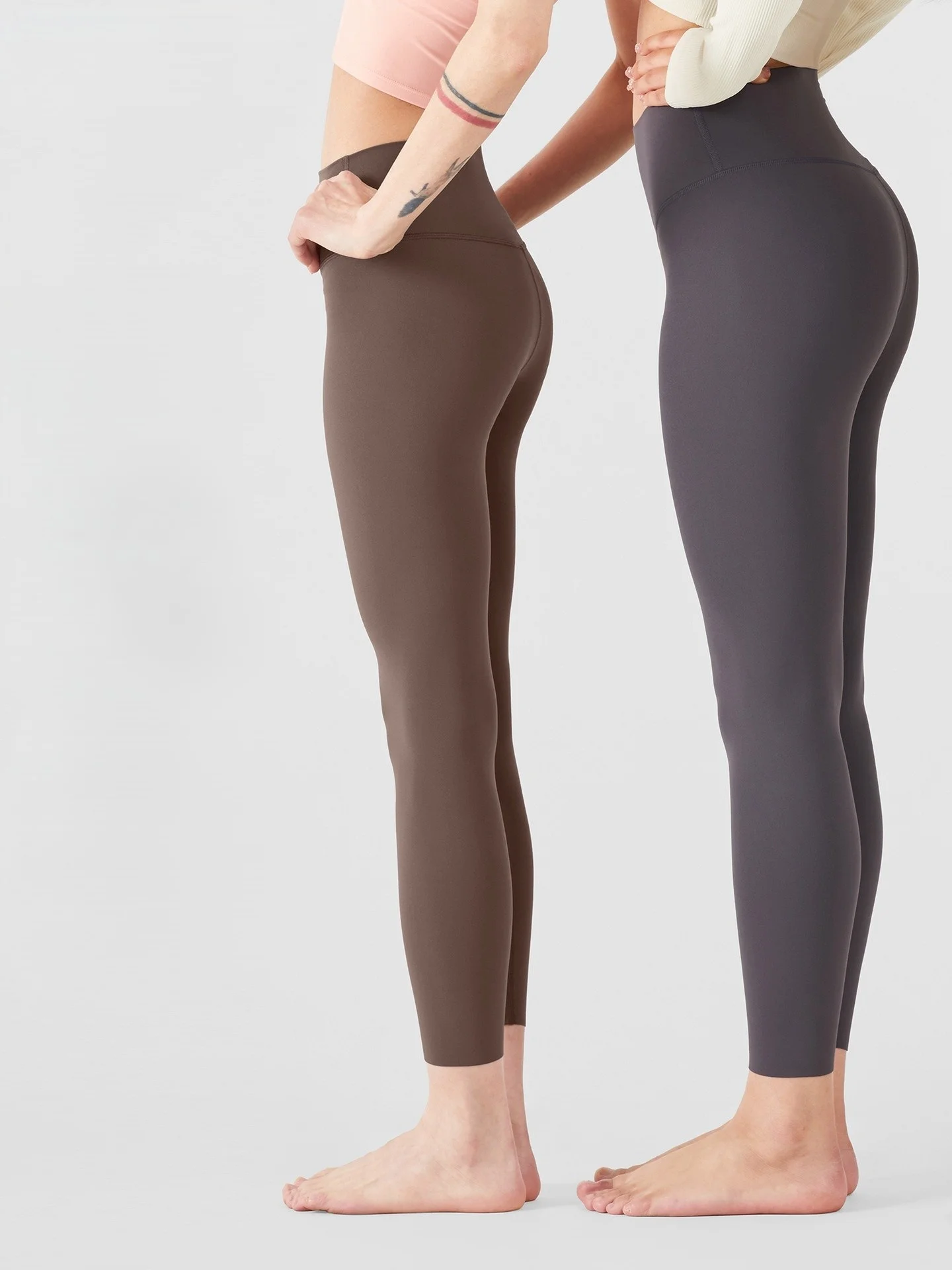 요가 팬츠 발목 길이 여성 여름용 양모 하이웨이스트 리프트 스트레치 워킹 포켓 여성용 보온 팬츠 트렌디 신상