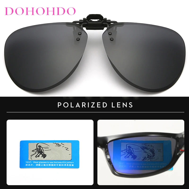 

Photochromic Polarized Clip On Sunglasses Lens Men Women UV400 Day Night Vision Lens Anti-UV Sports Driving Sun Glasses Goggles