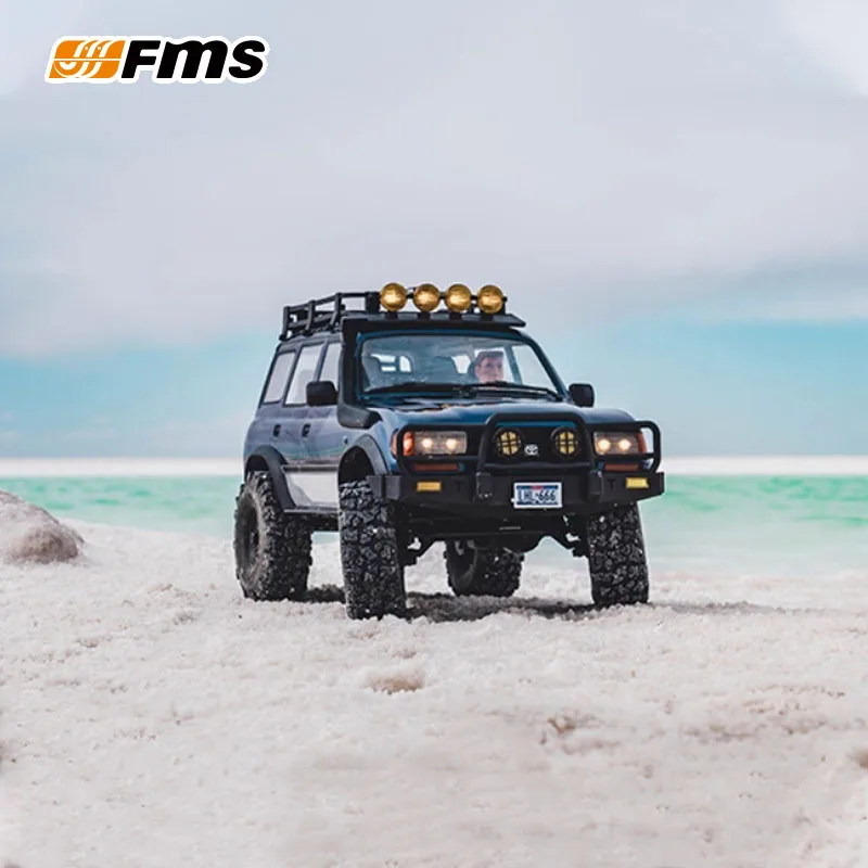 

FMS Toyota LC80proV2 FCX10 масштаб 1:10 модель внедорожника с дистанционным управлением и высокой и низкой скоростью, имитация альпинистского автомобиля, игрушечный автомобиль
