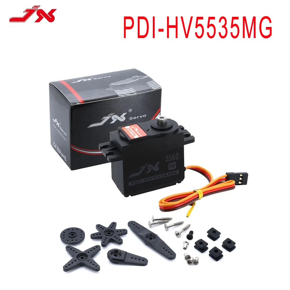 JX Servo PDIHV5535MG 35KG High Torque Digital High Pressure Steering Engine Perfect for RC Vehicle Ship Model Robot Projects