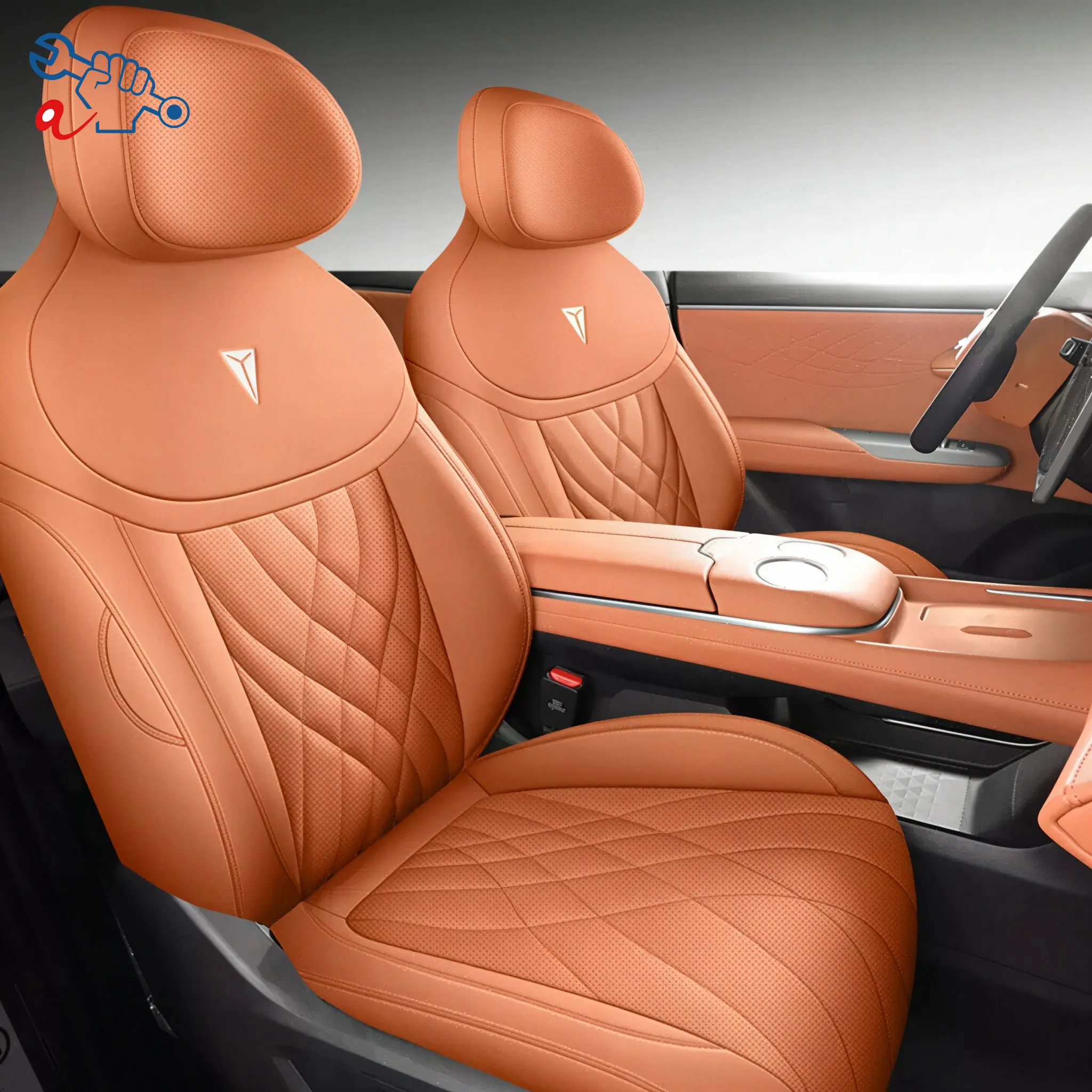 Left-Drive Car Seat Cover For Changan Deepal S07 2024-2025 Custom Fit Full Surround Seat Cushions All Weather Protective Covers