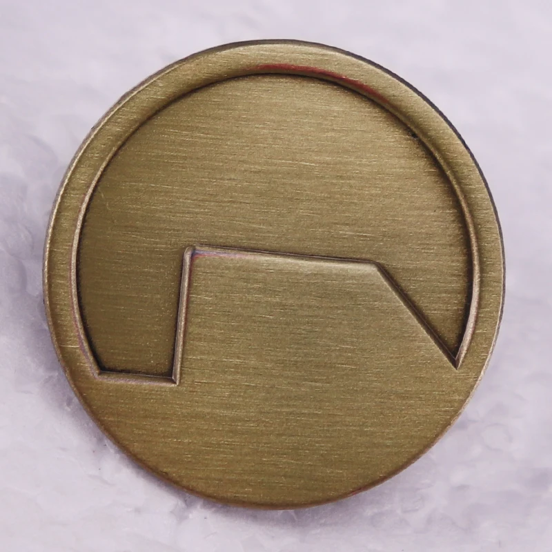 Game Half-Life Black Mesa research corporation logo enamel pin vintage badge jewelry