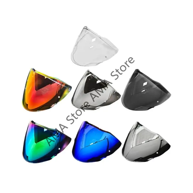 

X7JF линзы для мотоциклетных шлемов с противоударной защитой от ультрафиолета UV400 для OF618, противотуманное покрытие, легкая