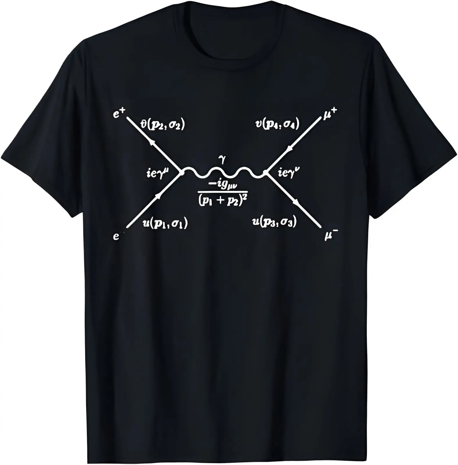 

Brand new Feynman diagram, positron annihilation T-shirt