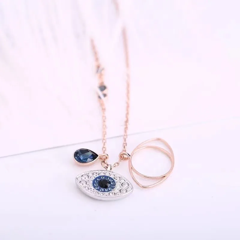 

High quality classic sweet Devil's Eye pendant for women's necklaces, new romantic and versatile jewelry gifts