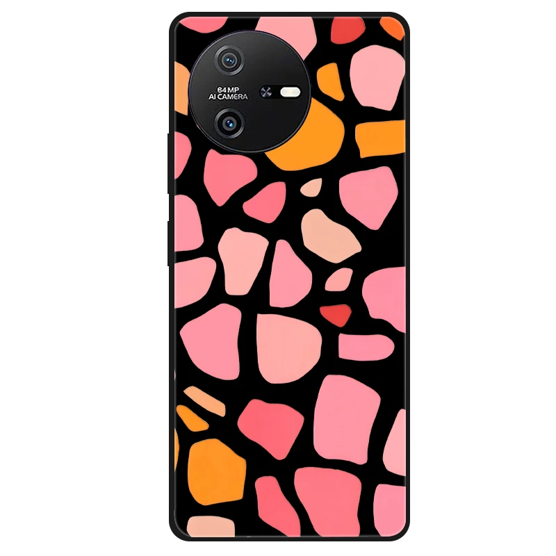 Oscal Tiger 12 케이스 Tiger12 블랙 귀여운 팬더 커버 실리콘 소프트 백 케이스 Oscal Tiger 12 전화 케이스 보호 쉘