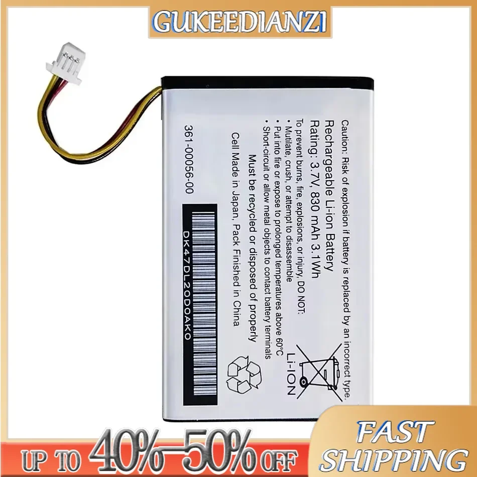 Replacement Battery 361-00056-00 3610005600 830Mah For GARMIN GPS Nuvi 30 40 40LM 50LM 50 Bateira