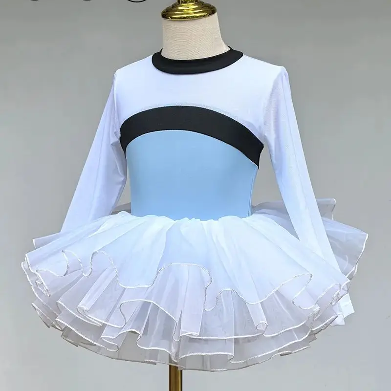 Sukienka baletowa Trykot Odzież taneczna Top Sukienka świąteczna dla dziewczynki Strój taneczny Sukienki dla dziewczynek Sukienka z cekinami dla kobiet Kostium sceniczny