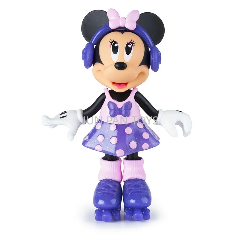 Disney Minnie Fashion Fun Beach Schönes Fitnessstudio Fun Jet Set Modepuppe mit 12+ Zubehör Cartoonfigur Kinderspielzeug 1Stk