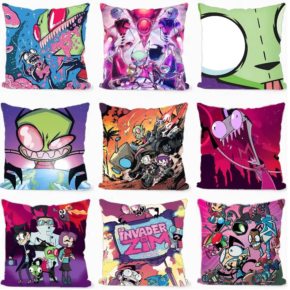 

I-Invader Z-Zim Pillow Anime Pillow Sofa Bed Head Pillow Cover Cushion Cover Fashion