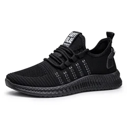Zapatillas transpirables hombre para caminar ligeras con cordones
