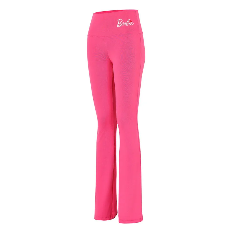 European American high-waisted sexy Barbie yoga fitness bell-bottom pants for women butt-lifting sports butt-beautifying pants