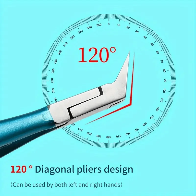 Ciseaux à ongles professionnels, pinces à cuticules en acier inoxydable, dissolvant de lumière morte Beige, coupe-ongles pour orteils, outils de manucure