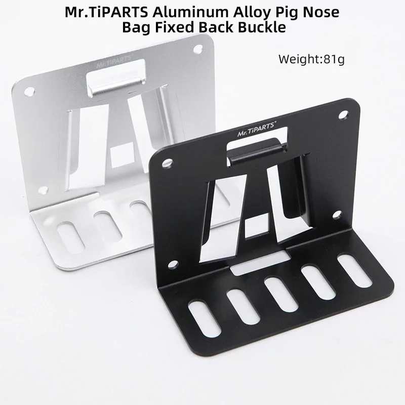 

For Brompton Folding Bicycle Pig Nose Adapter Bicycle Front Bag Pig Nose Bag Fixed Back Buckle Front Holder Back Buckle