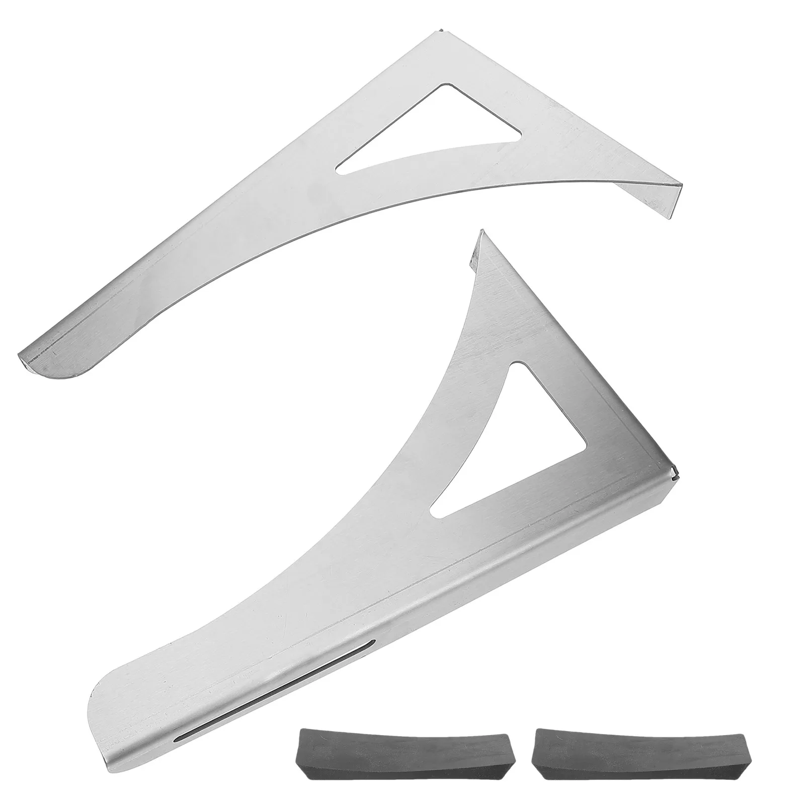 

1Pair Water Heater Bracket Stainless Steel Holder for Hollow Wall Installation Stable Support Stand Wall Heater