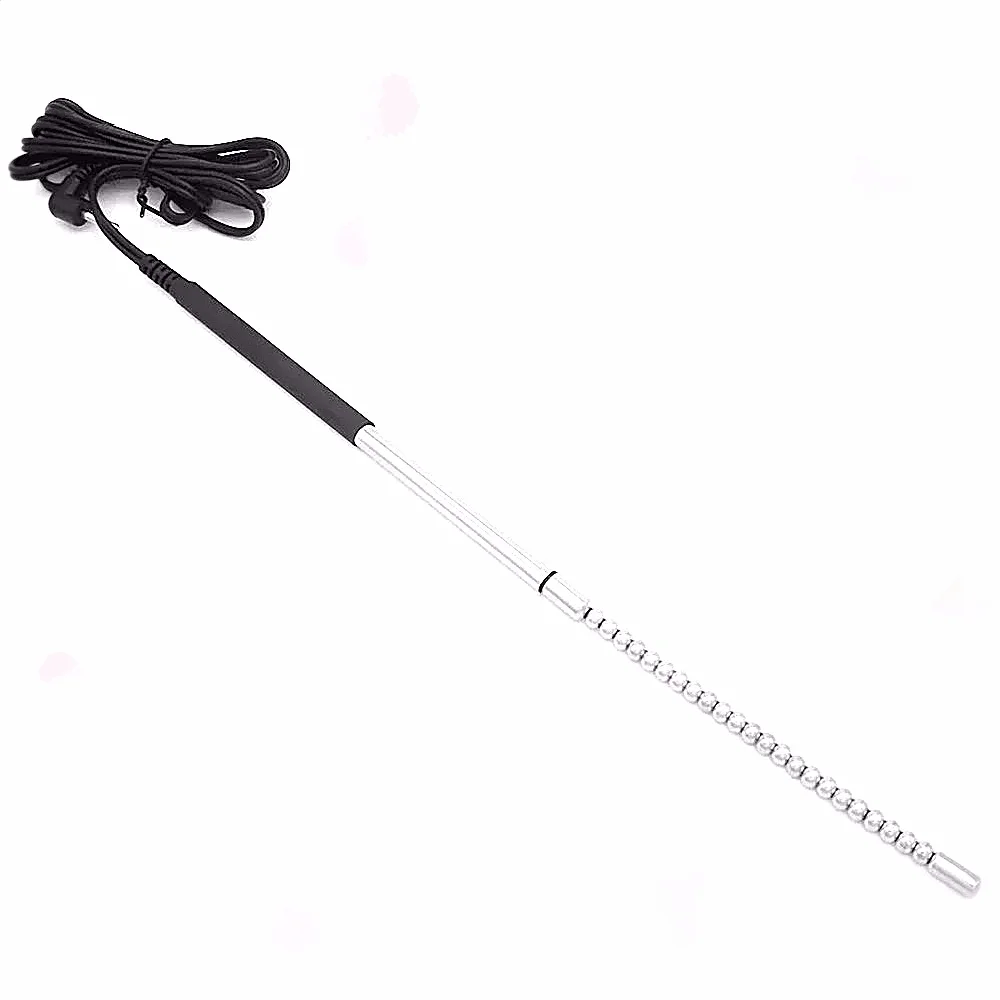 صدمة كهربائية معدنية ثنائية - الطنانة القطبية موسع مجرى البول الأجرام المقاوم للصدأ مجرى البول القضيب إدراج عنصر الجنس عاطفي للذكور #5