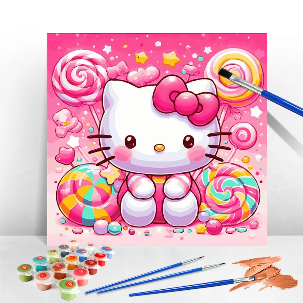 Descubre el encanto de los kawaii pintado pintado kawaii dibujos de Hello Kitty