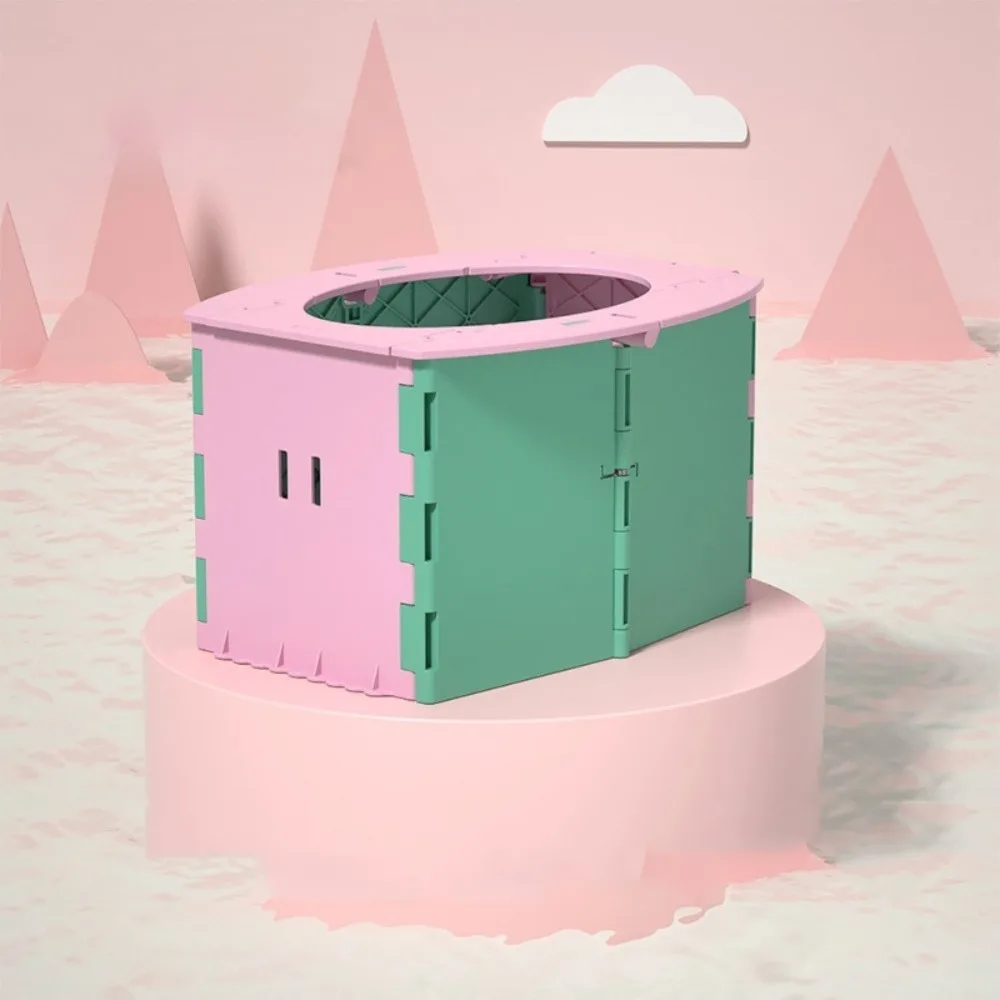 

Прочный складной детский горшок, легко чистящийся, утолщенный, дорожный детский горшок, тренировочное сиденье, детский горшок, сиденье для унитаза, дорожное