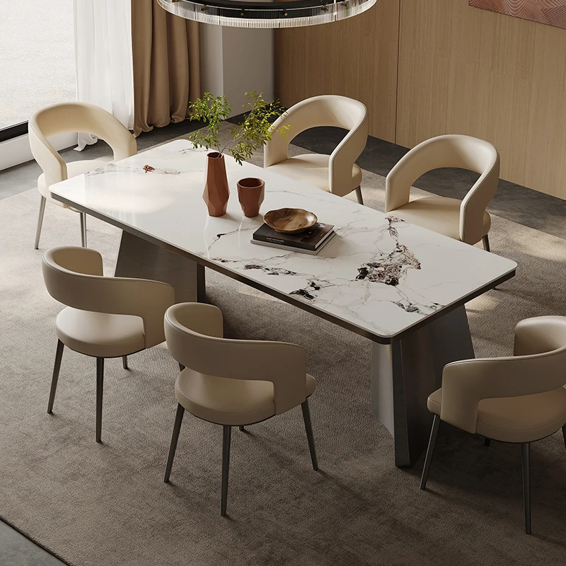 Hallway High Quality Restaurant Table Modern Simple Light Luxury Lounge Design Dining Table Luxury Muebles Unique Furniture