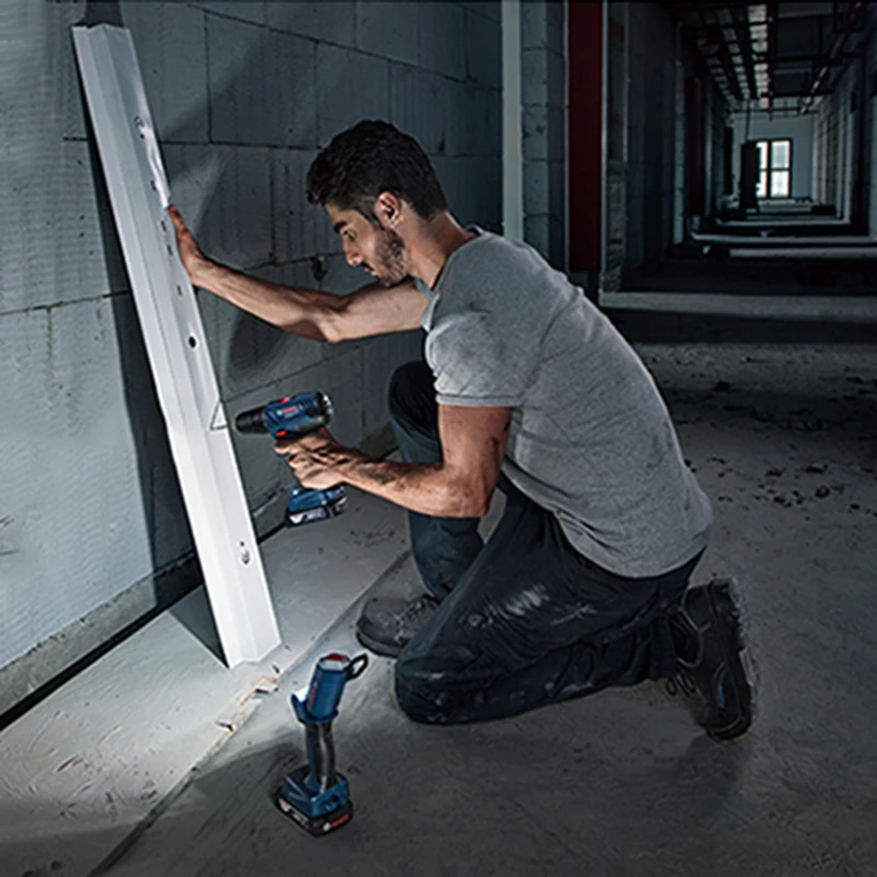 Bosch GLI120 -Li 12V Battery GLI180 -Li 18V LED Lamp Rechargeable Strong Light Flashlight Electric Tool Maintenance Lighting