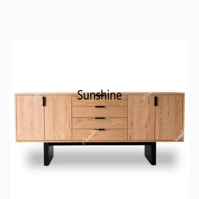 

Wabi Sandy Wind Storage Side Cabinet Retro Decorative Bucket Cabinet Wall Entrance Cabinet