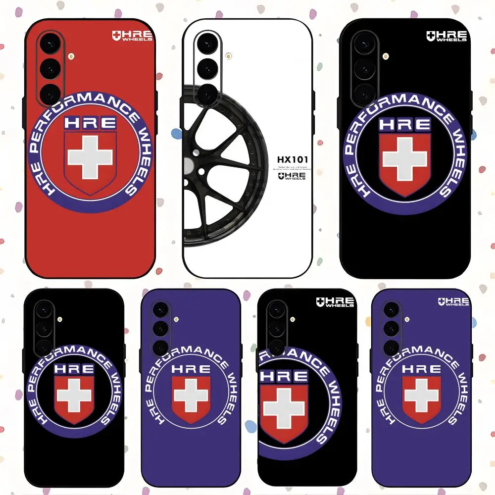 Hre Brand Cool Fashion Phone Case For Samsung Galaxy S26 S25 S24 S23 S22 S21 Plus Ultra Fold A Soft Black