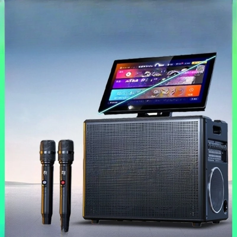

Square dance outdoor Karaoke audio, display screen KTV song ordering machine speaker
