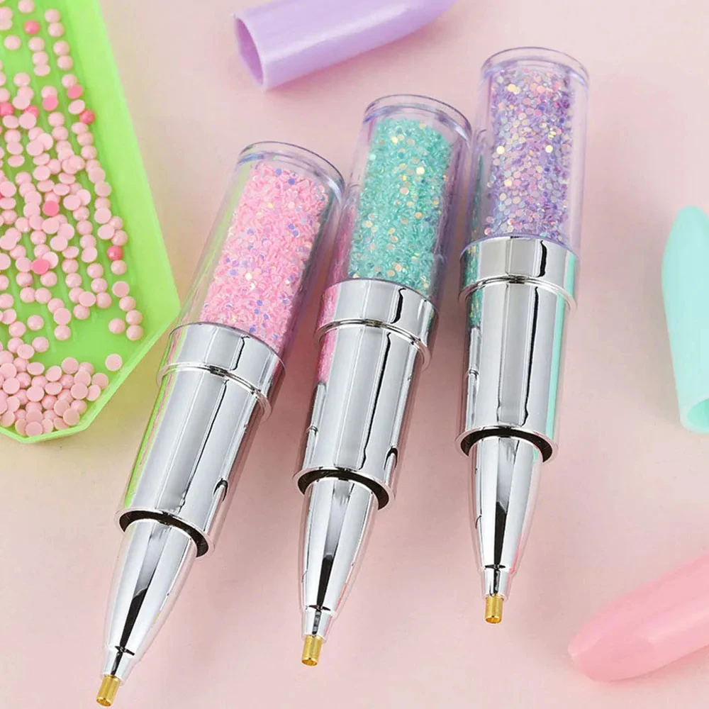 Lipstick Shape Diamond Painting Pen 5D Diamond Painting Tool Tip Diamond Pen for DIY Crafts Cross Stitch Accessories