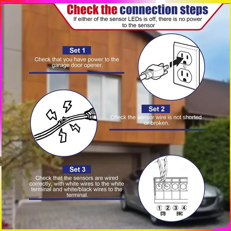 M04K Garage Door Sensor Chamberlain Garage Door Sensors Liftmaster Garage Door Opener