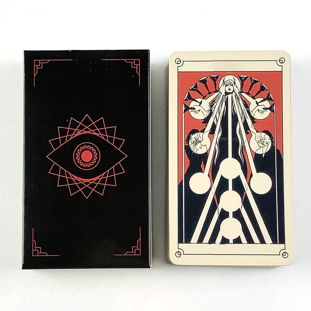 New Tarot Deck A 78 Card Fortune Telling Divination Game Cards,Holiday Games Perfect For Christmas and New Year Gifts
