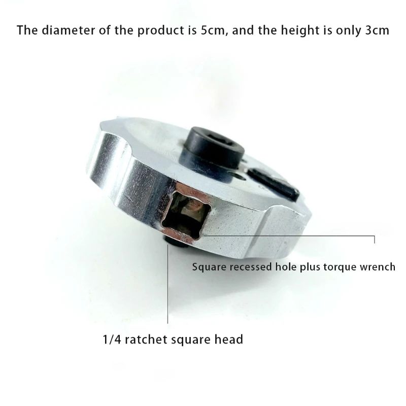 Mini Double Function Thumbwheel Ratchet Wrench 1/4 in Ratchet Handle