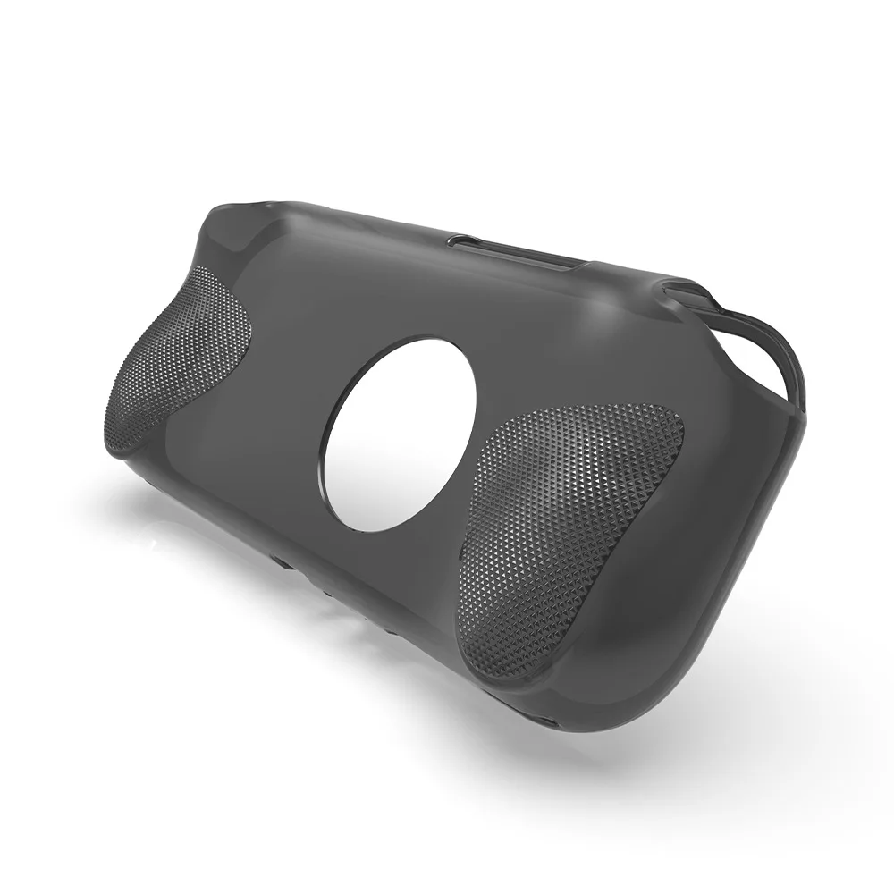 غطاء حماية من مادة TPU مقاوم للصدمات لوحدة التحكم في الألعاب MANGMI AIR X حافظة واقية شفافة سوداء شفافة