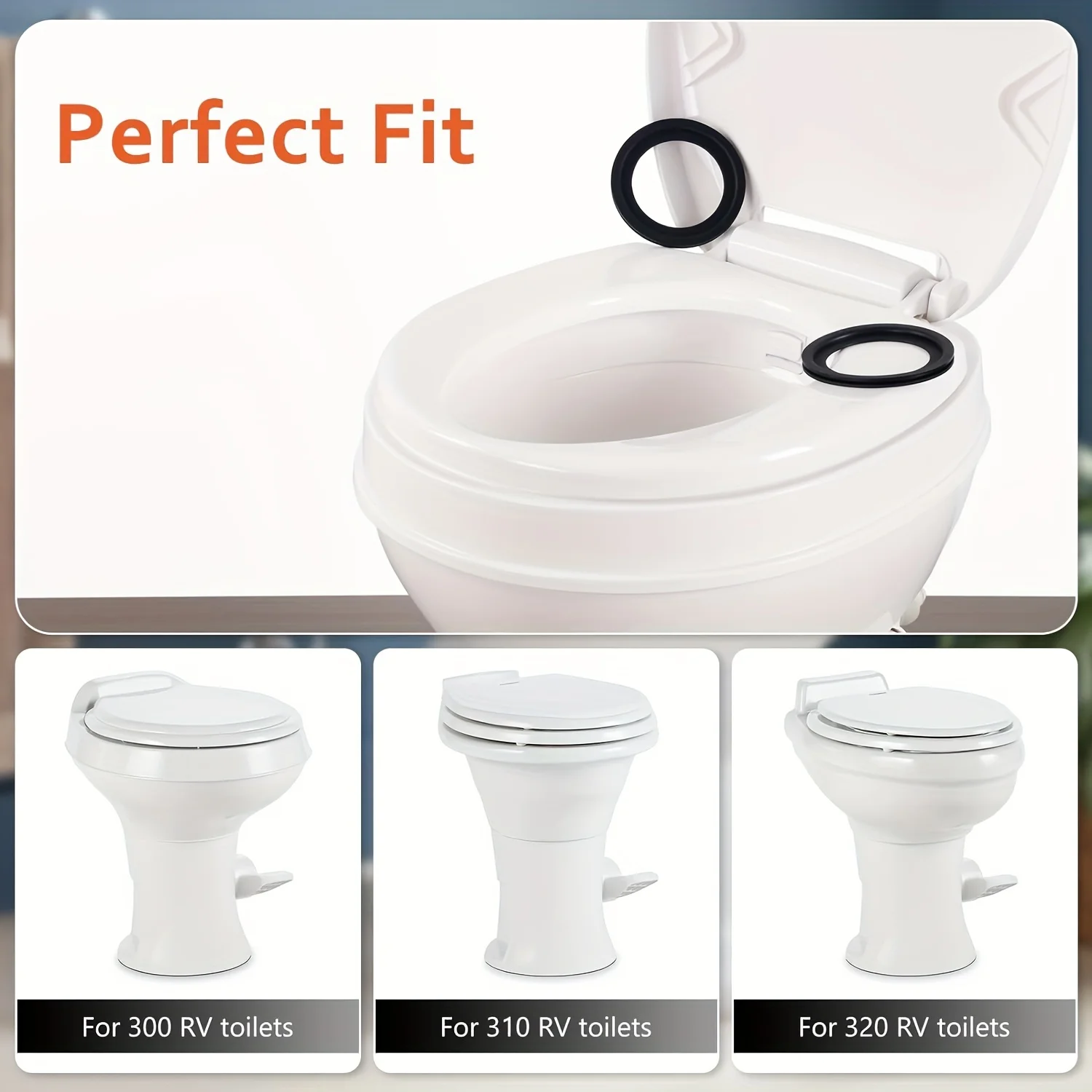 

Прицеп для дома на колесах, туалеты, уплотнительные шариковые уплотнения, замена прокладок для Dometic 300/310/320, аксессуары для интерьера автофургона