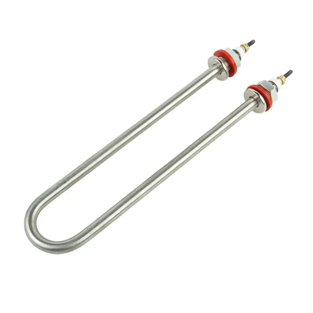 Air Heater 220v Heating Element Tubular Electric Stainless Steel Oven 1-4kw Thread Single U Tubular Heater Electric Water Heater