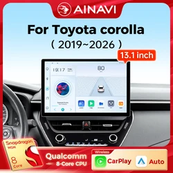 Ainavi 13.1 Inch For Toyota Corolla E210 2019 2020 2022 2023 2025 Car Radio Wireless Carplay Android Auto Car Multimedia Player