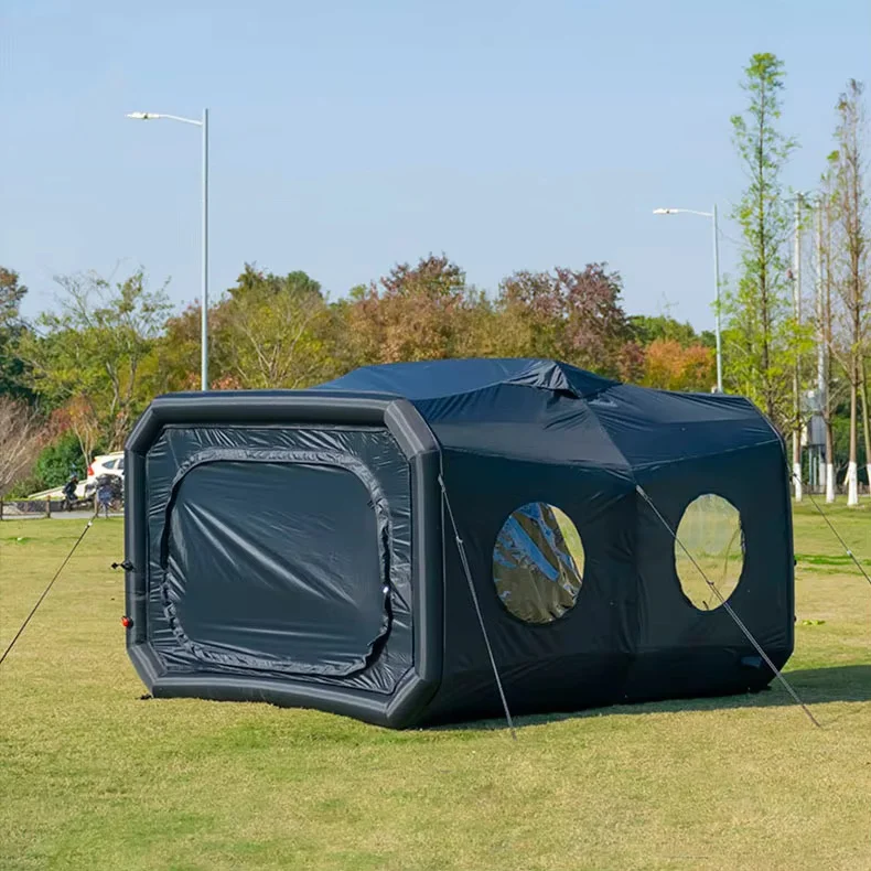 Factory Price Portable Oxford Space Capsule Inspired Design Sunshade Rainproof Camping Inflatable Tent
