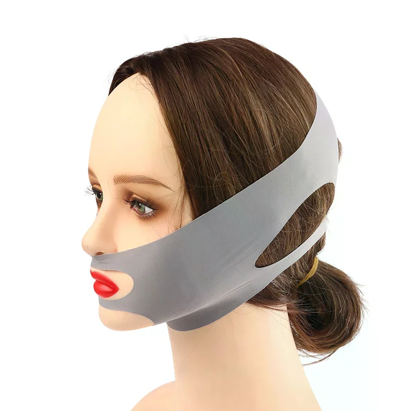 Slimming Breathable Shaped Mask Strap Double-chin Reducer Face Bandage Lifting Belt Double Deck Tightener Slim
