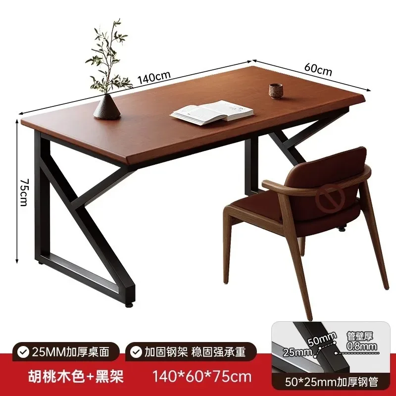 مكتب كمبيوتر من الخشب الصلب، غرفة نوم الطلاب، مكتب كتابة تعلم الطلاب، بسيط وحديث، سطح المكتب المنزلي، الرياضات الإلكترونية #6