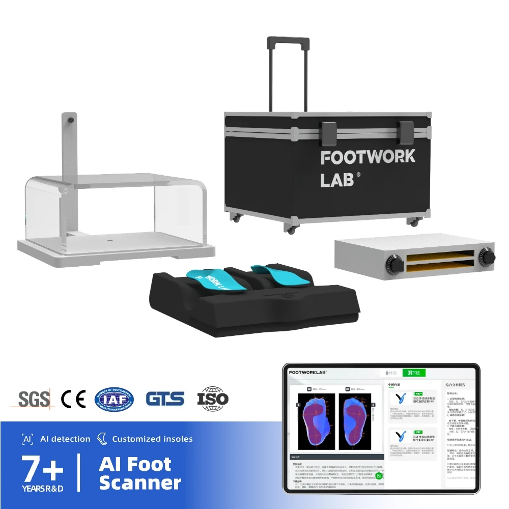 FOOTWORK LAB Foot Scanner CMOS Sensor USB Interface Portable Orthotic Podoscope Gait Analysis Pressure Scanner Stock CE