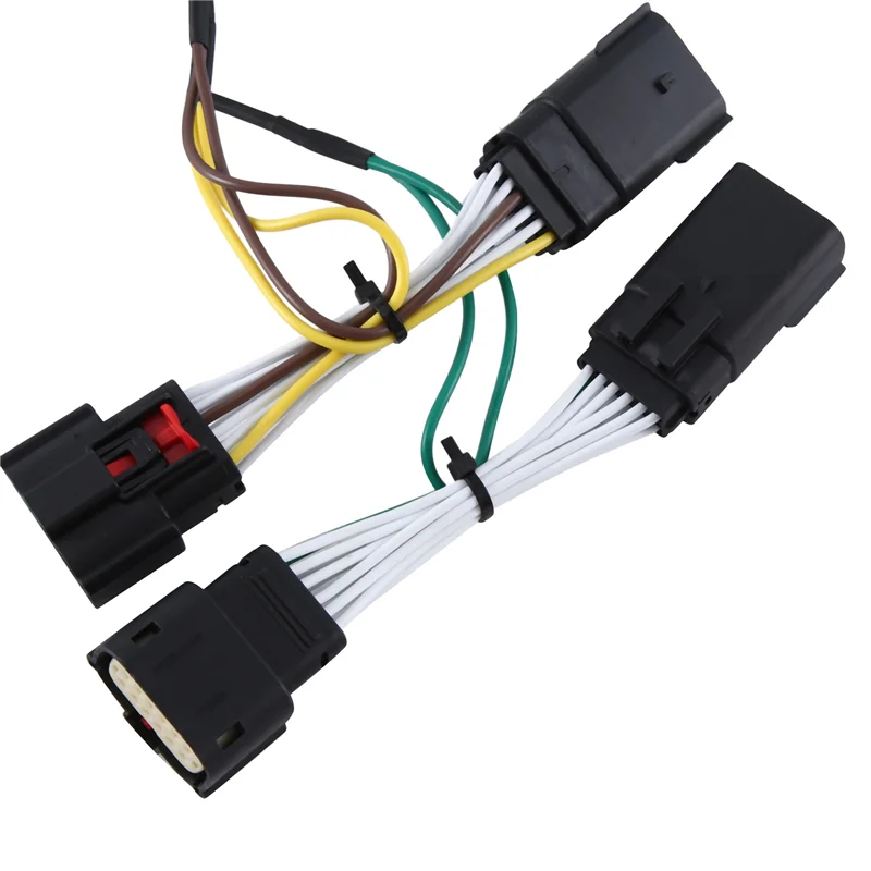 

4 Way Trailer Wiring Harness Connector Plug 56407 118786 Parts Accessories Fit For Jeep Wrangler JL 2018-2022-A61E