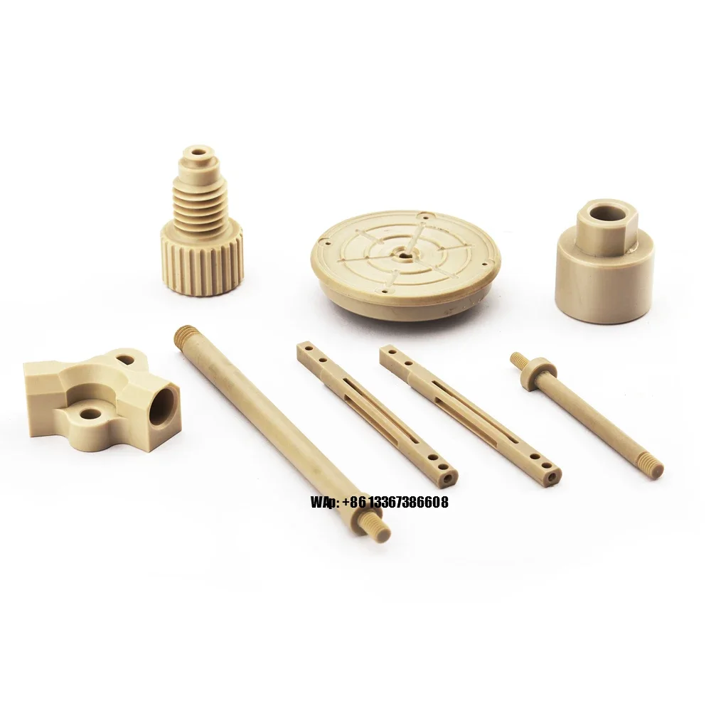 Plastic Threaded Connectors with Hexagonal Joint Fittings CNC Machined for Industrial Automation