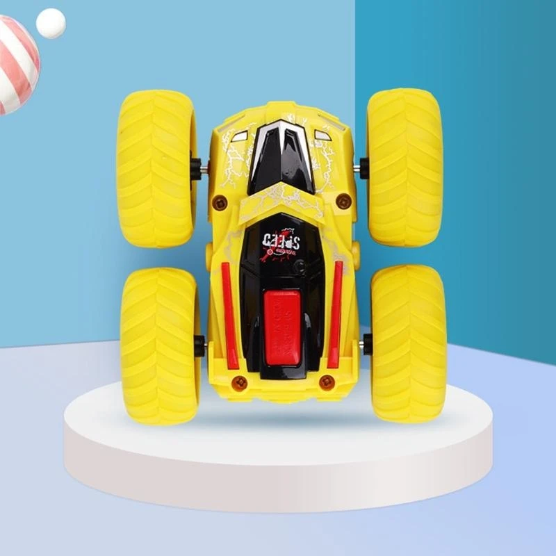Q0KB Vibration Inertial Car Toy Pull Back Car Double-Sided Friction Power Car