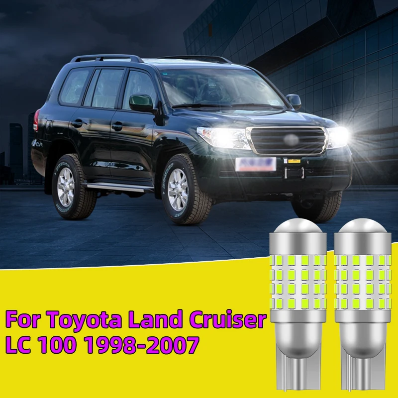 

2PCS For Toyota Land Cruiser LC 100 1998-2007 Car Led Traffic Bulb width light side marker position Signal Lamp Clearance Lights